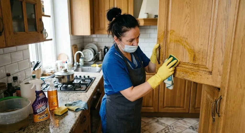 How to Actually Get Rid of Kitchen Grease
